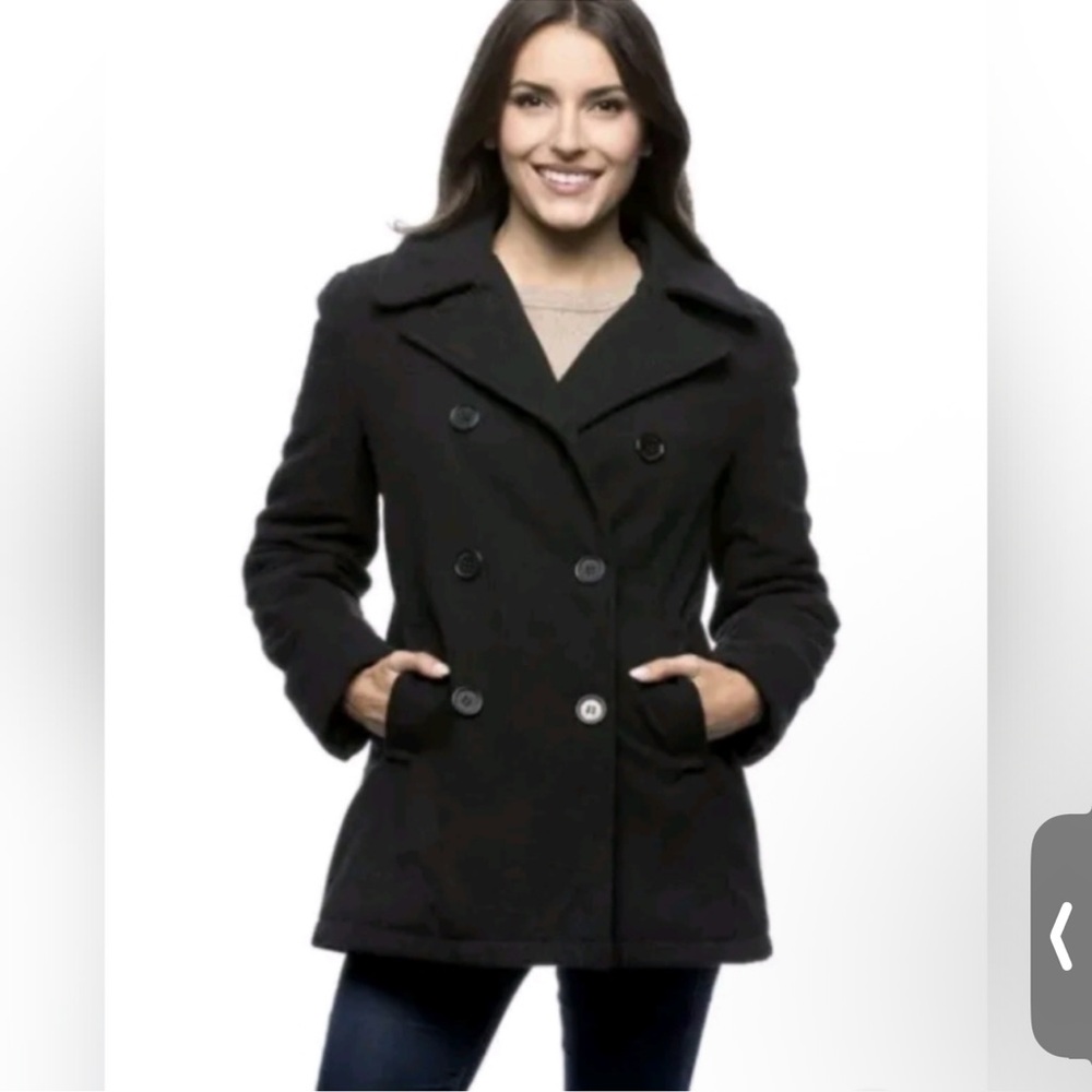 Michael Kors Wool Pea Coat - Picture 2 of 6